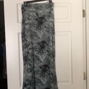 Marbled Tie Dye Maxi Skirt